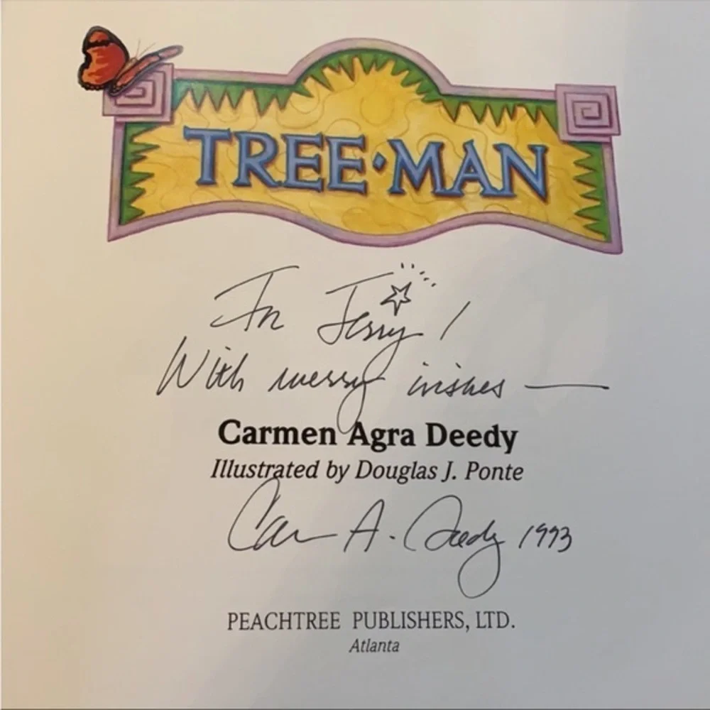 peach tree autographed tree